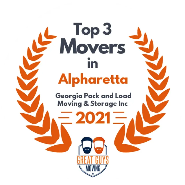 Top 3 Movers in Atlanta, GA 2021 award