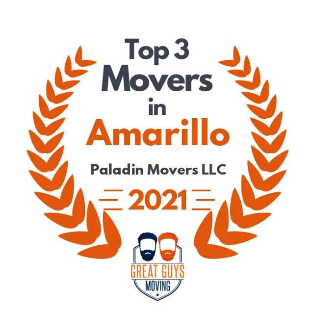 Top 3 Movers in Amarillo, TX 2021 award