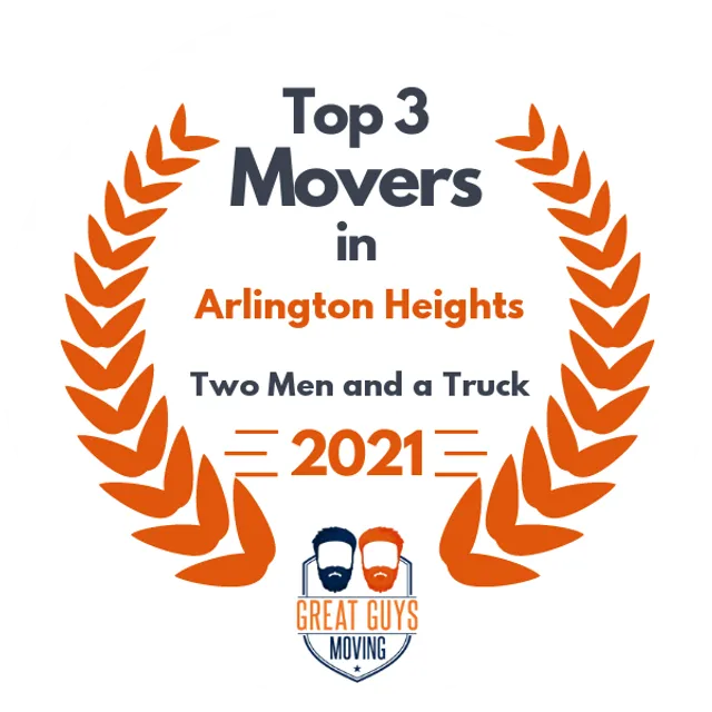 Top 3 Movers in Arlington Heights, IL 2021 award