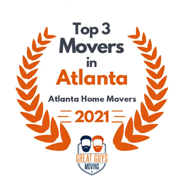 Top 3 Movers in Atlanta, GA 2021 award