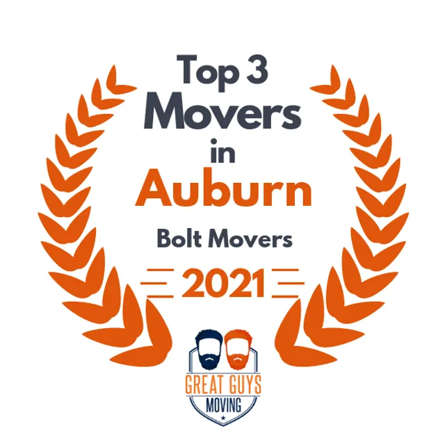 Top 3 Movers in Columbus, GA 2021 award