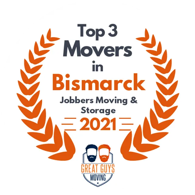 Top 3 Movers in Bismarck, ND 2021 award