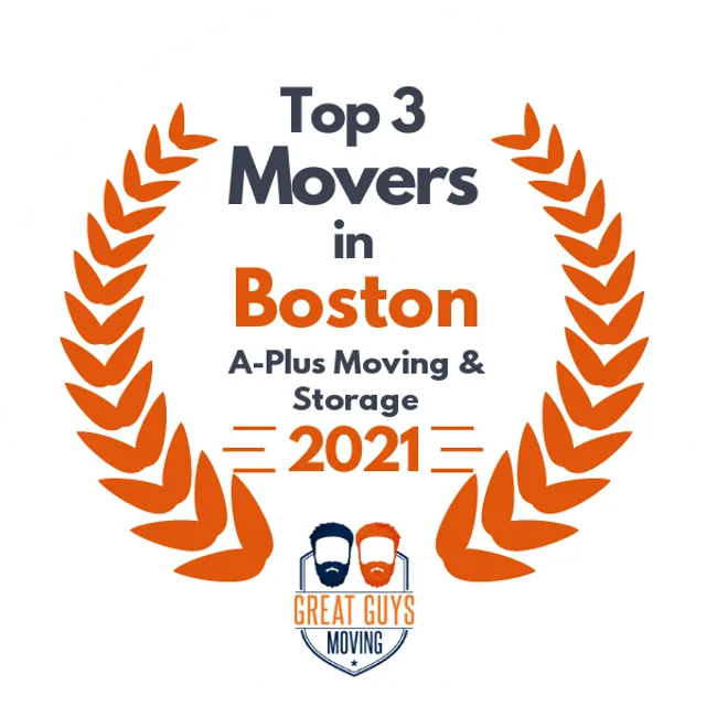 Top 3 Movers in Boston, MA 2021 award