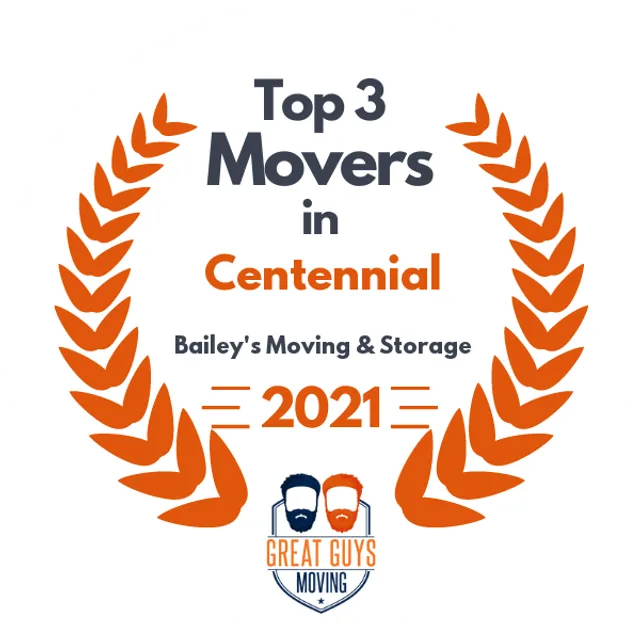 Top 3 Movers in Denver, CO 2021 award