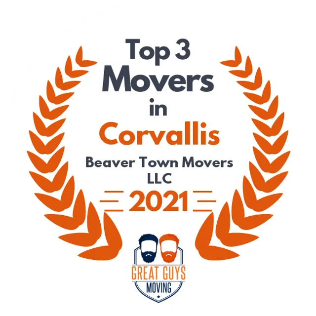 Top 3 Movers in Salem, OR 2021 award