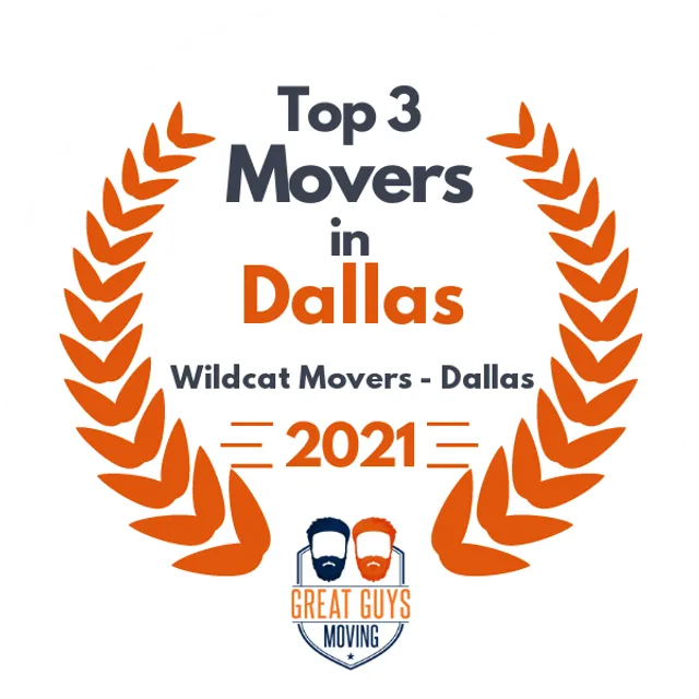 Top 3 Movers in Dallas, TX 2021 award