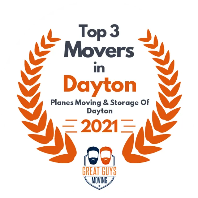 Top 3 Movers in Dayton, OH 2021 award