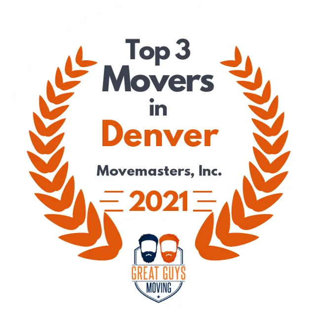 Top 3 Movers in Denver, CO 2021 award