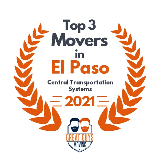 Top 3 Movers in El Paso, TX 2021 award