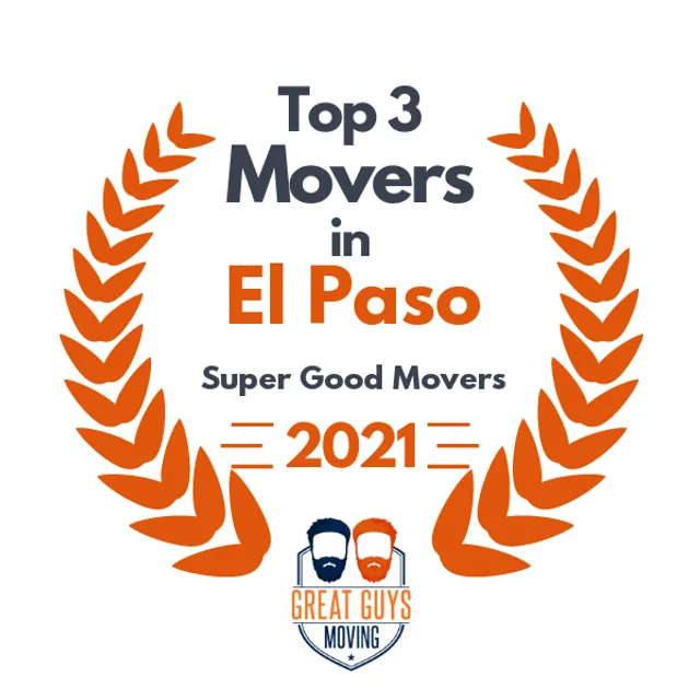 Top 3 Movers in El Paso, TX 2021 award