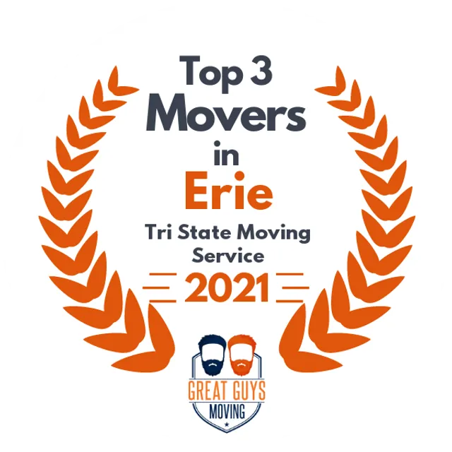 Top 3 Movers in Erie, PA 2021 award