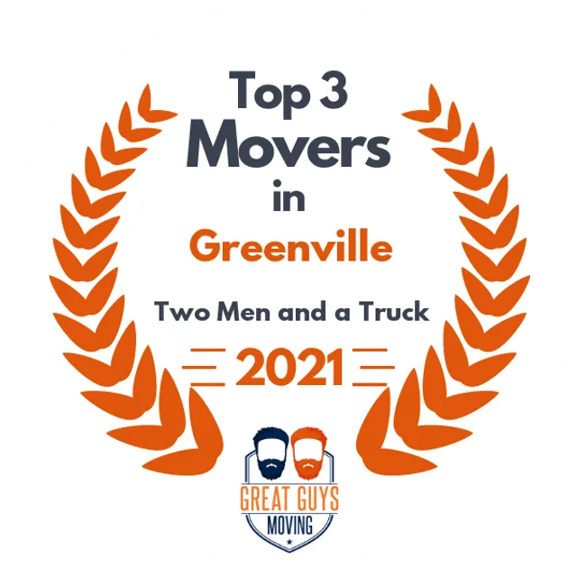 Top 3 Movers in Rock Hill, SC 2021 award