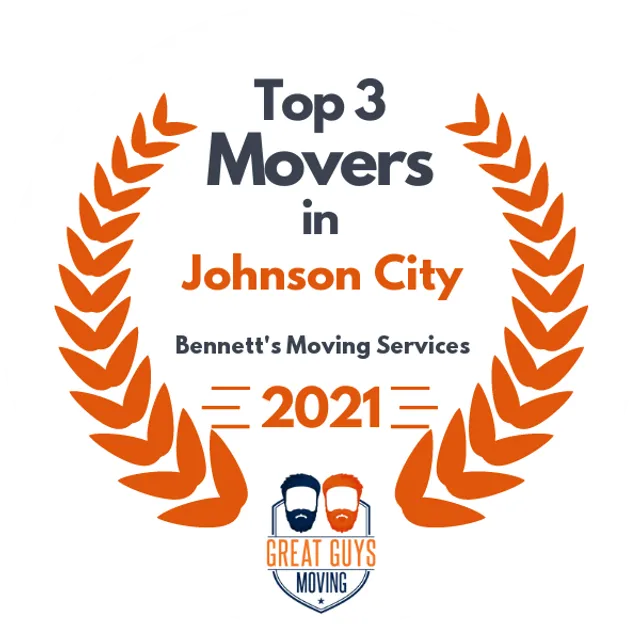 Top 3 Movers in Asheville, NC 2021 award