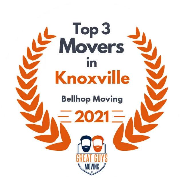 Top 3 Movers in Knoxville, TN 2021 award