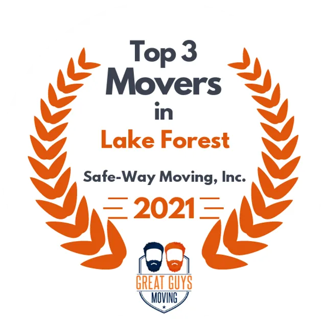 Top 3 Movers in Anaheim, CA 2021 award