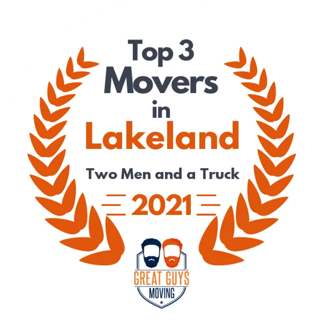 Top 3 Movers in Lakeland, FL 2021 award