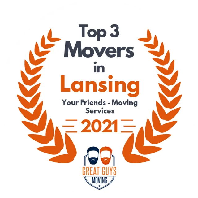 Top 3 Movers in Lansing, MI 2021 award