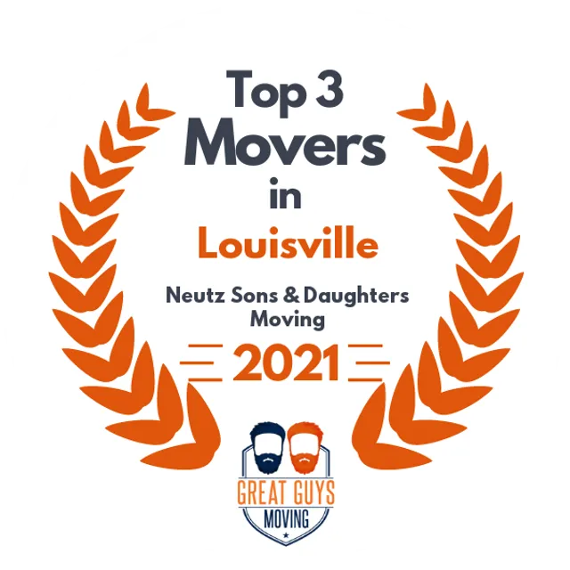 Top 3 Movers in Louisville, KY 2021 award