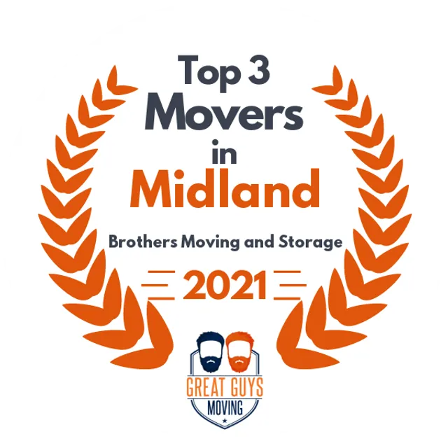 Top 3 Movers in Midland, TX 2021 award