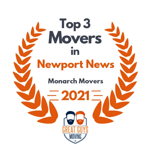 Top 3 Movers in Virginia Beach, VA 2021 award