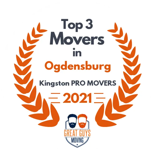 Top 3 Movers in Ogdensburg, NY 2021 award