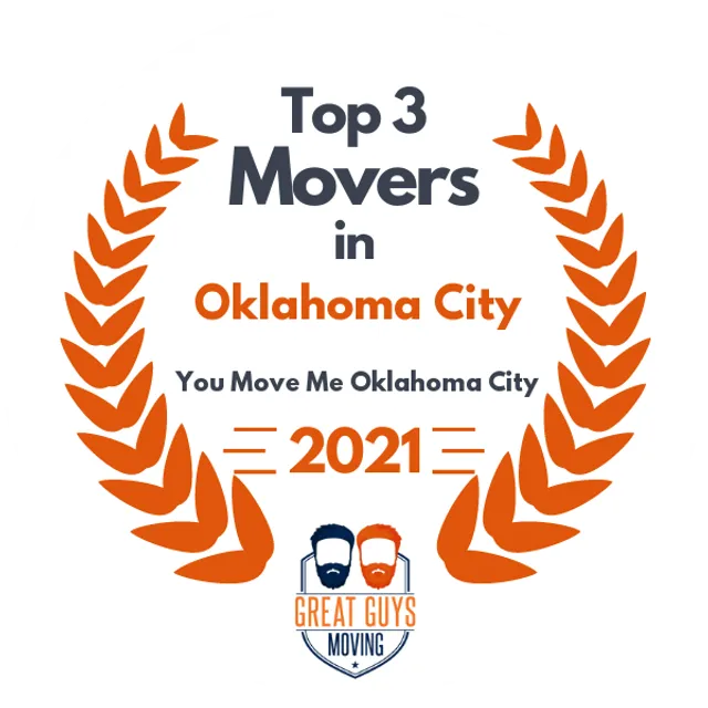 Top 3 Movers in Oklahoma City, OK 2021 award