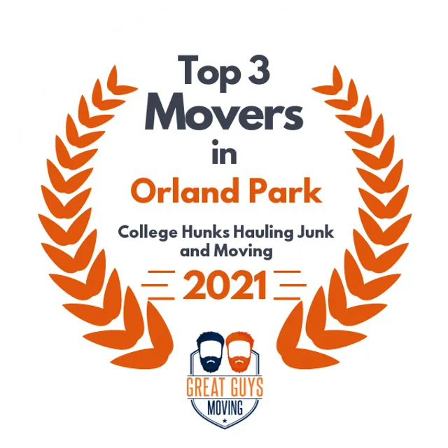 Top 3 Movers in Joliet, IL 2021 award