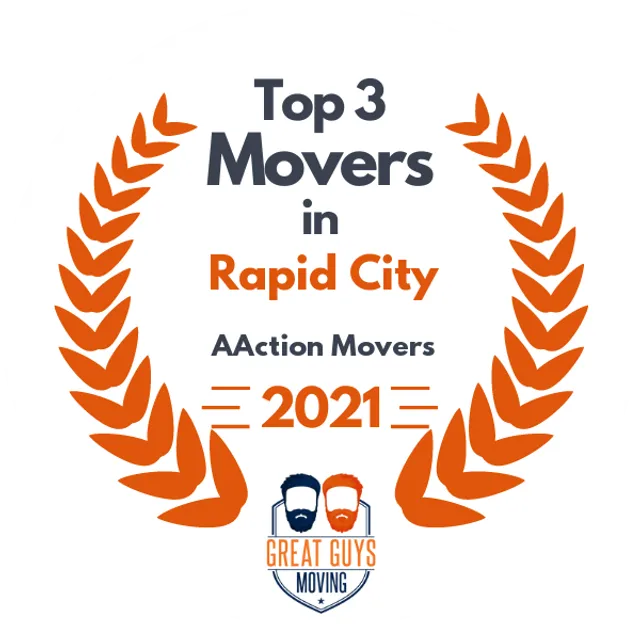 Top 3 Movers in Rapid City, SD 2021 award