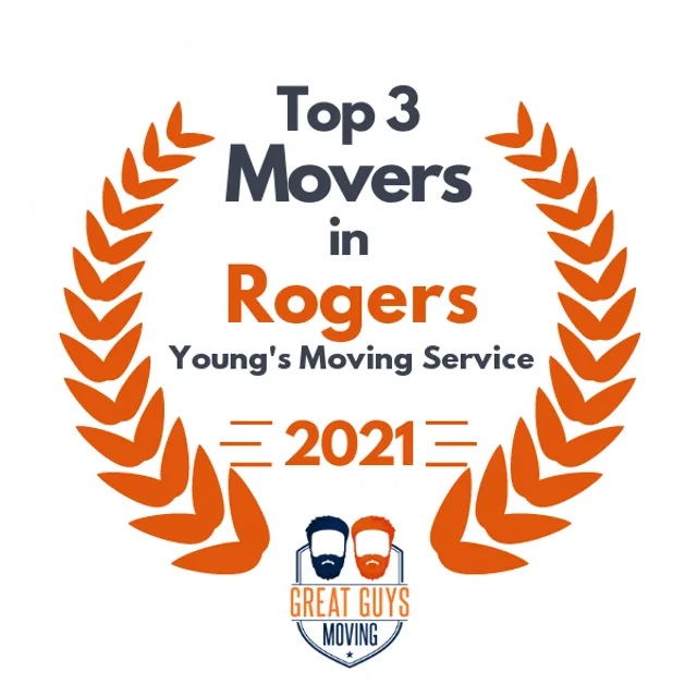 Top 3 Movers in Little Rock, AR 2021 award