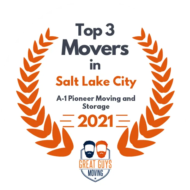 Top 3 Movers in Salt Lake City, UT 2021 award