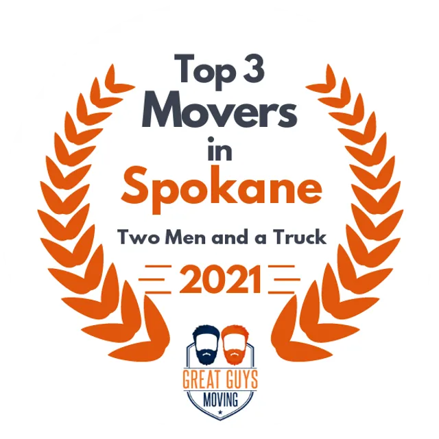 Top 3 Movers in Spokane, WA 2021 award