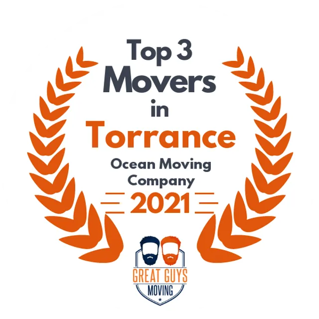 Top 3 Movers in Long Beach, CA 2021 award