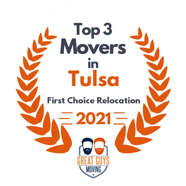 Top 3 Movers in Tulsa, OK 2021 award