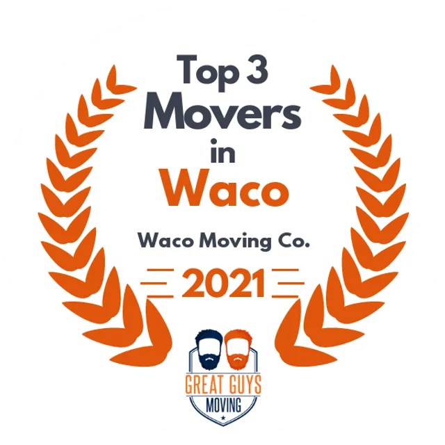 Top 3 Movers in Waco, TX 2021 award