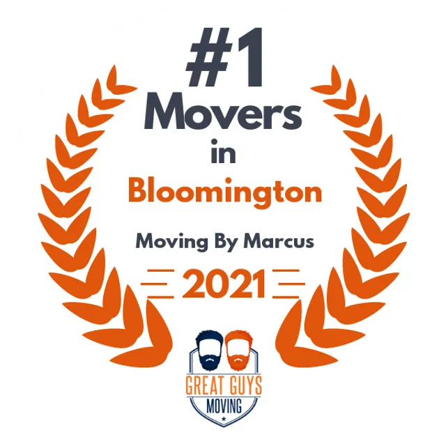 #1 Ranked Movers in Bloomington, IL 2021 award