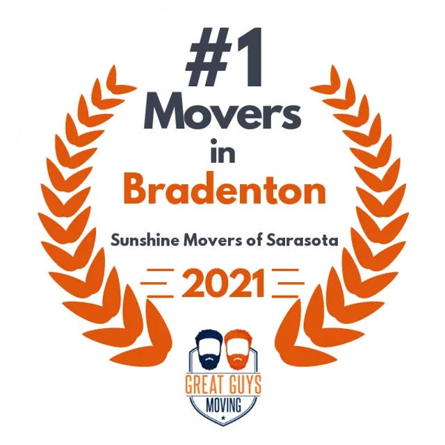 #1 Ranked Movers in North Port, FL 2021 award