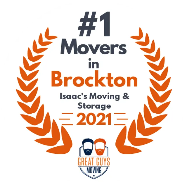 #1 Ranked Movers in Worcester, MA 2021 award