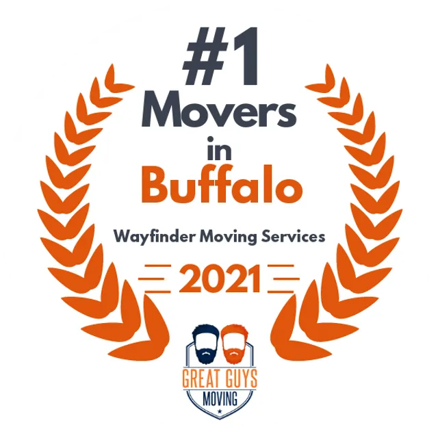 #1 Ranked Movers in Buffalo, NY 2021 award