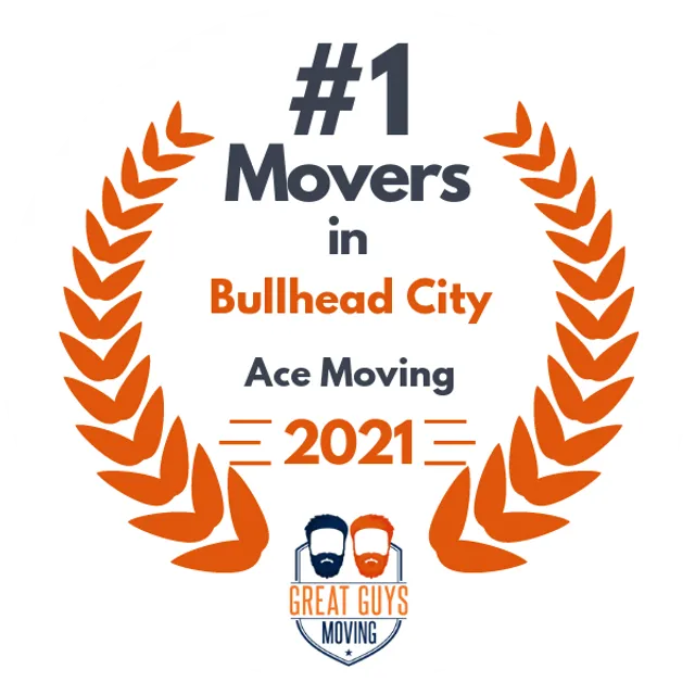 #1 Ranked Movers in Lake Havasu City, AZ 2021 award