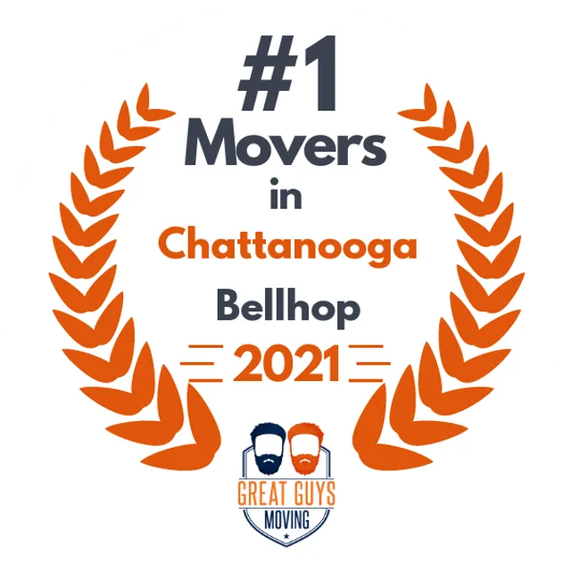 #1 Ranked Movers in Chattanooga, TN 2021 award