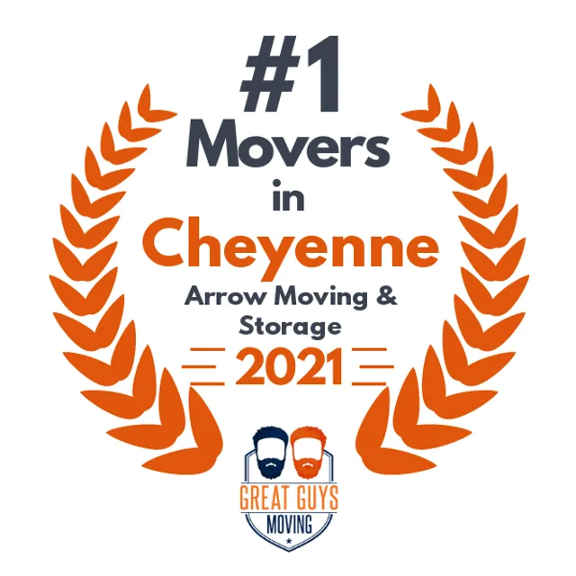 #1 Ranked Movers in Cheyenne, WY 2021 award