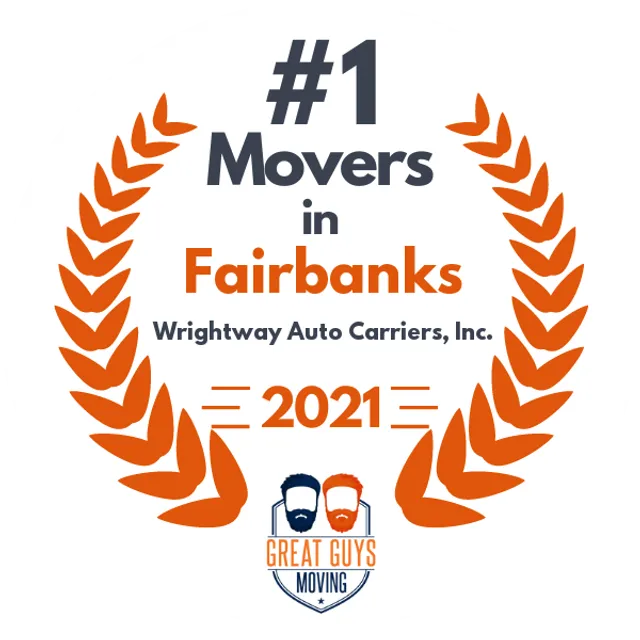 #1 Ranked Movers in Fairbanks, AK 2021 award