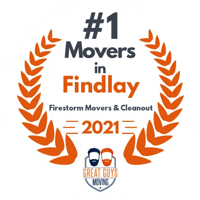 #1 Ranked Movers in Toledo, OH 2021 award