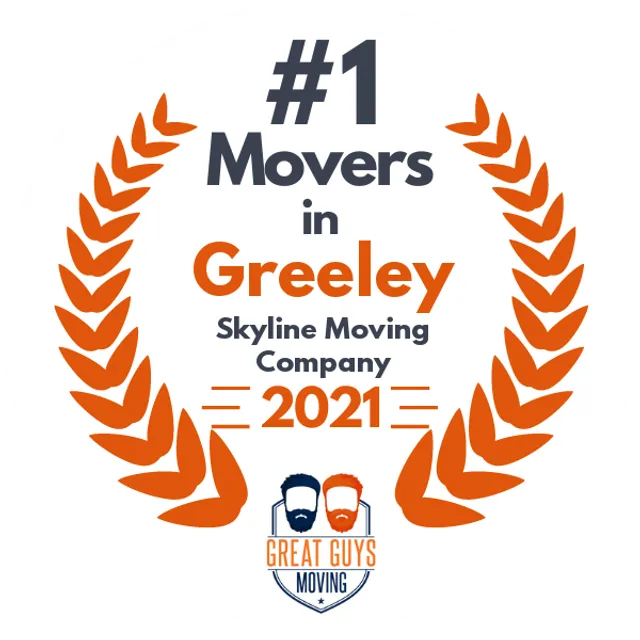 #1 Ranked Movers in Fort Collins, CO 2021 award