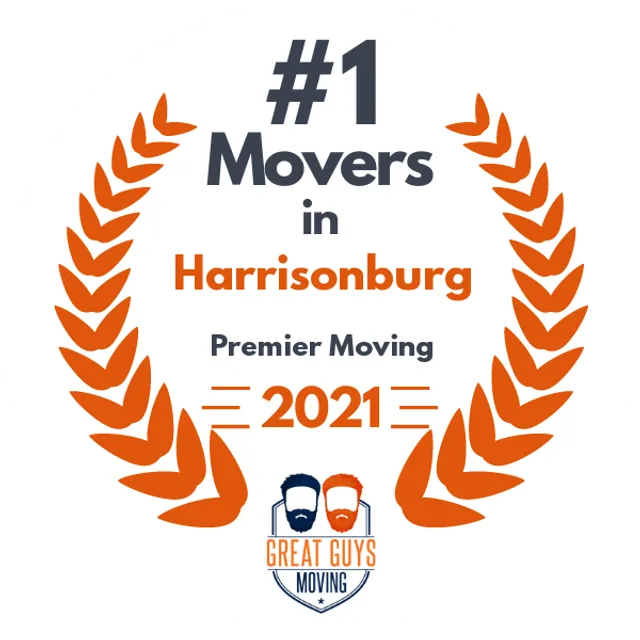 #1 Ranked Movers in Portsmouth, VA 2021 award