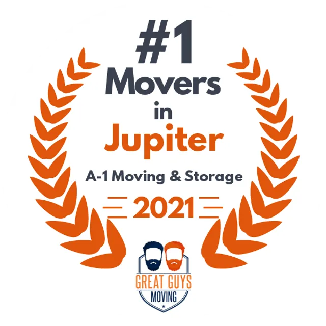 #1 Ranked Movers in Port St. Lucie, FL 2021 award