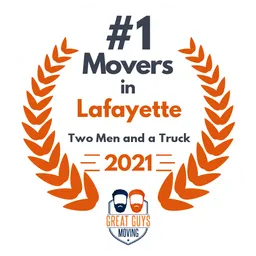 top ranked movers in lafayette 2021 two men and a truck image