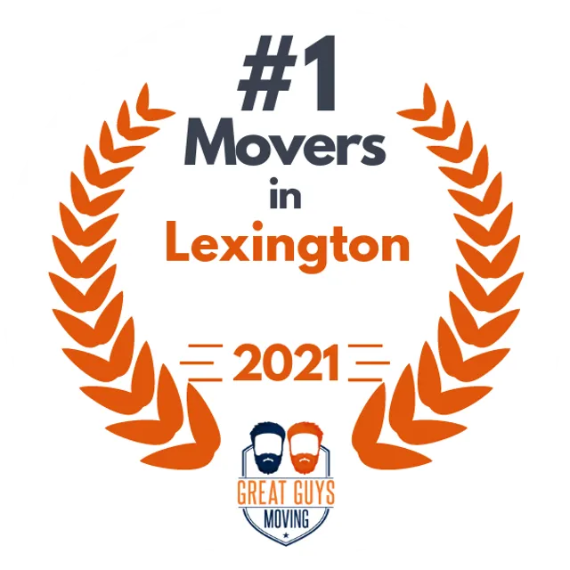 #1 Ranked Movers in Lexington, KY 2021 award