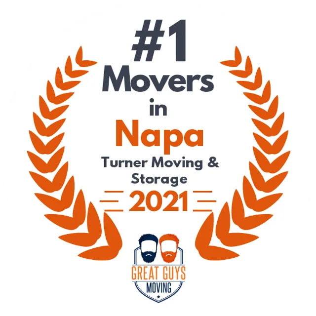 #1 Ranked Movers in Concord, CA 2021 award