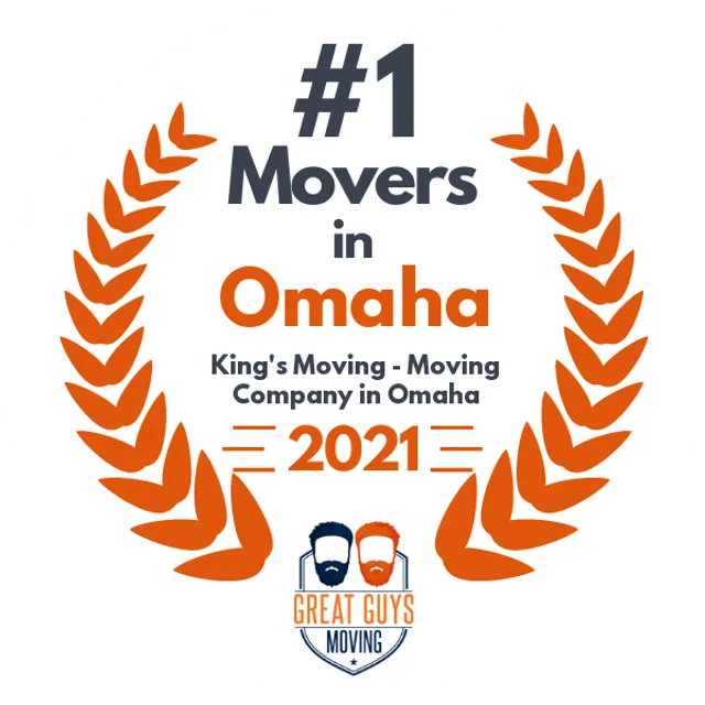 #1 Ranked Movers in Omaha, NE 2021 award